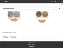 Tablet Screenshot of jfvcoins.com